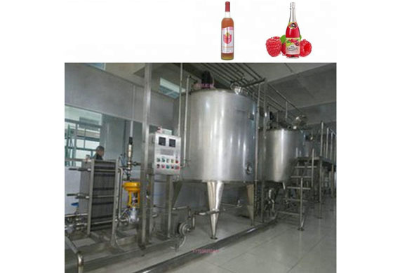 fresh fruit wine making machine with bottle packing machine