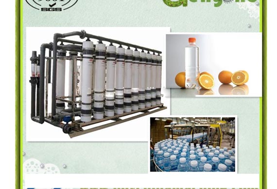 deionized water ultrafiltration peocessing system/ equipment