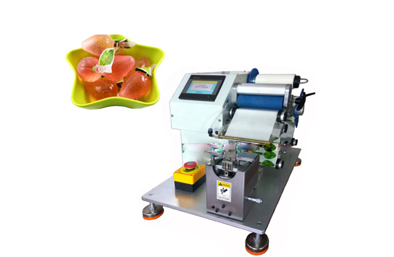 half fold folding labelling machine for soft jelly ice pops