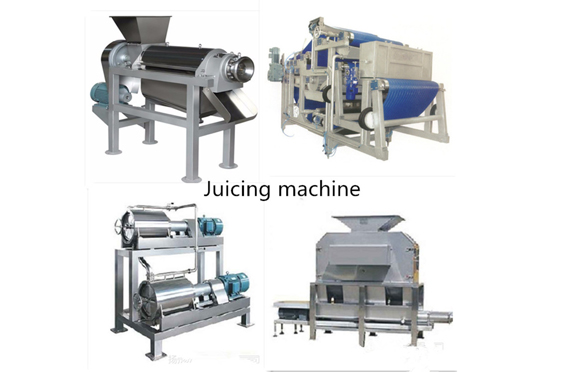 Concentrated fruits juice processing machine