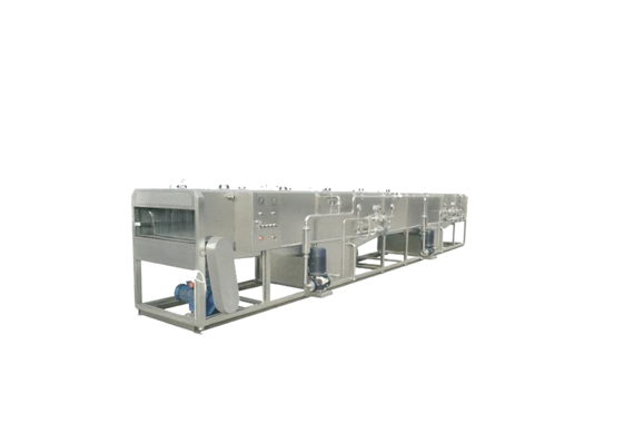 Spraying Cooling Tunnel for Bottled Juice Pasteurization and cooling