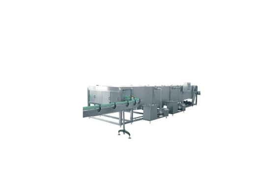 Spraying Cooling Tunnel for Bottled Juice Pasteurization and cooling