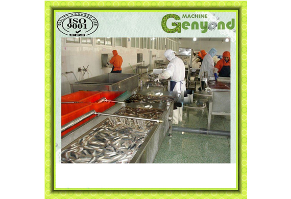 Stainless steel canned sardines processing plant