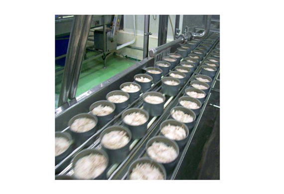 top quality canned tuna in oil processing plant