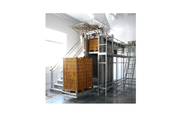 commercial canned tuna in oil processing line