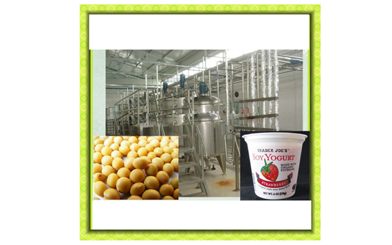 New condition soya drinking yogurt processing line / soy yogurt making machine