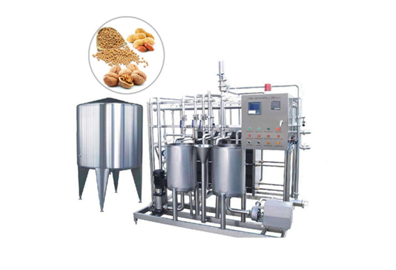 small scale oat milk production plant