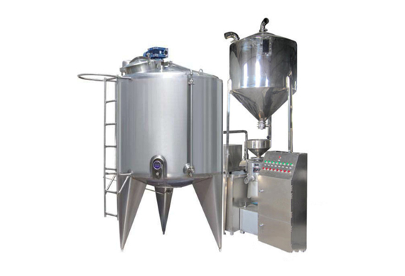 small scale oat milk production plant