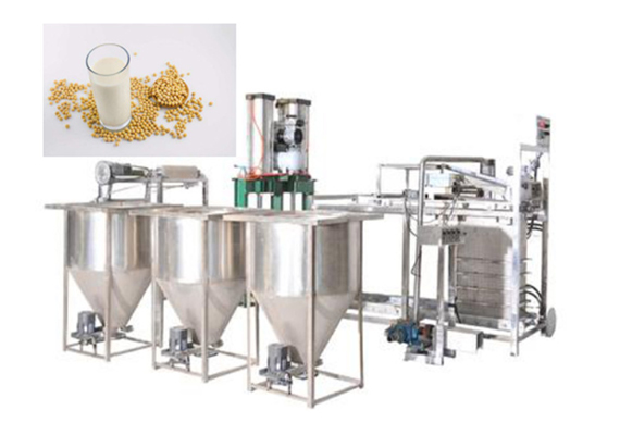 small scale oat milk production plant