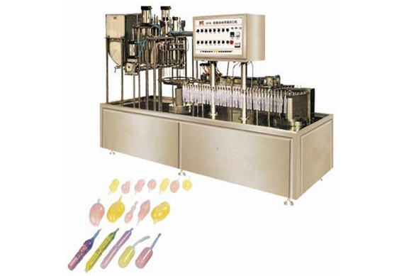 Stainless steel soft pouch filling machine