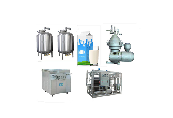 industrial dairy cream production plant