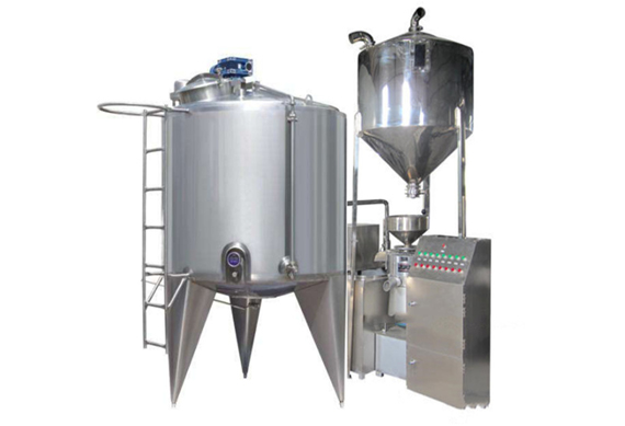 Stainless steel soya milk extraction line