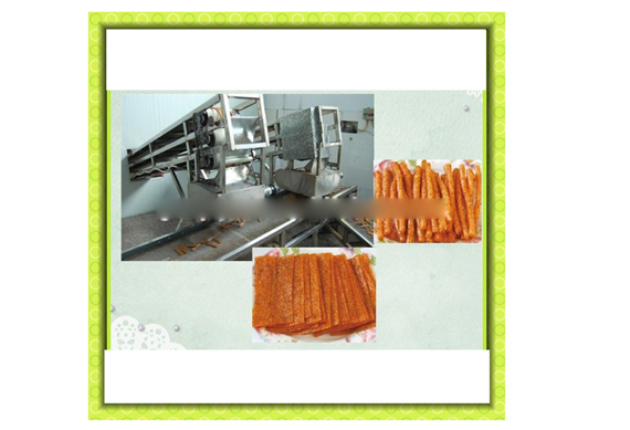 Chinese hot spicy strips Spicy slips production line &making machine line