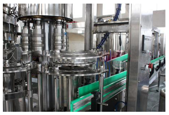 Complete carbonated beverage production line