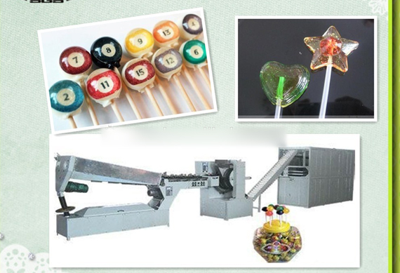 Sweet lollipop candy making machine