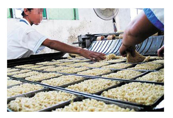 instant noodle production line fried instant pasta noodle production line