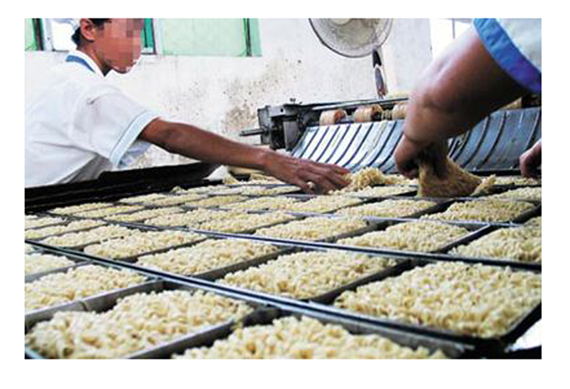 instant noodle production line Fried Instant Noodles Making Precessing Machine