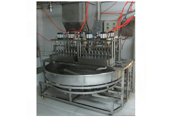 Semi-auto type Burst bubble forming filling produce line