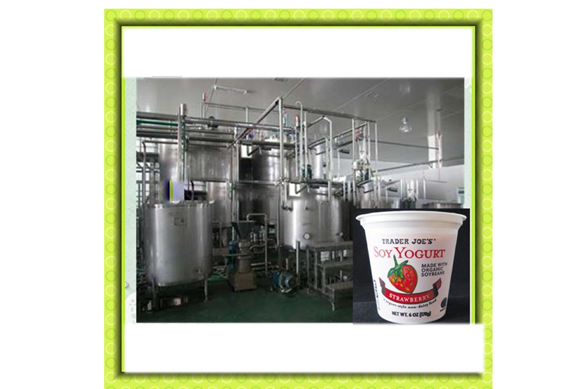 Industrial soya yogurt processing plant