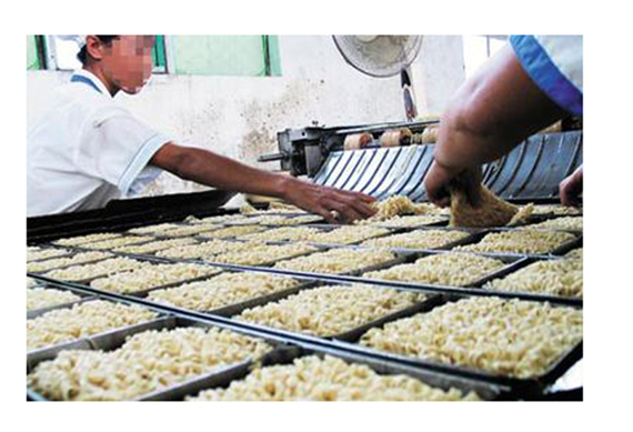 non-fried dried instant noodle making production line