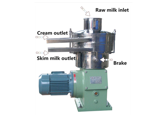 300-500 liters per hourt milk cream separator