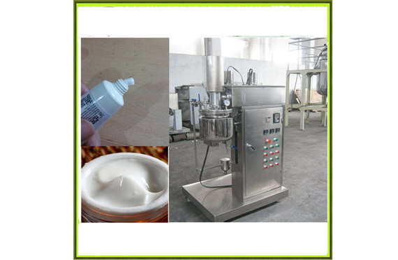 tooth paste Cosmetic Vacuum Emulsifying Machine