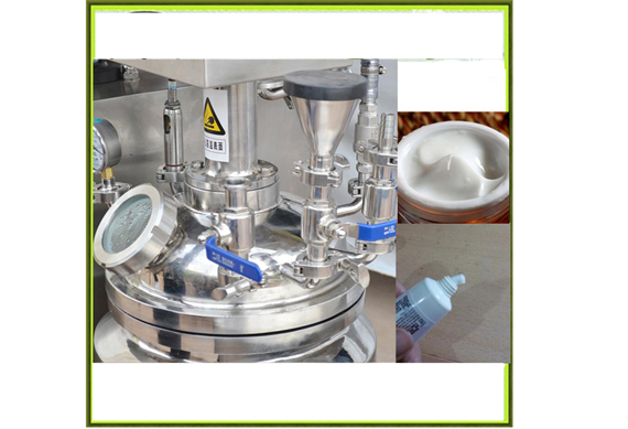 tooth paste Cosmetic Vacuum Emulsifying Machine