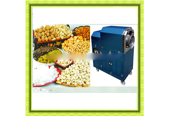 Gas heating automatic peanuts roaster/cashew almond roasting machine/roasting machines sunflower seeds