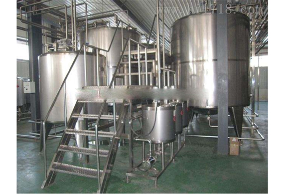 Evaporated milk processing machine
