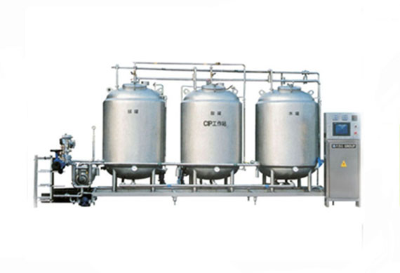 CIP system for beverage plant