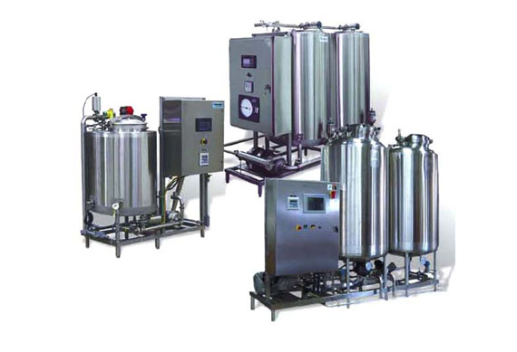 CIP system for beverage plant