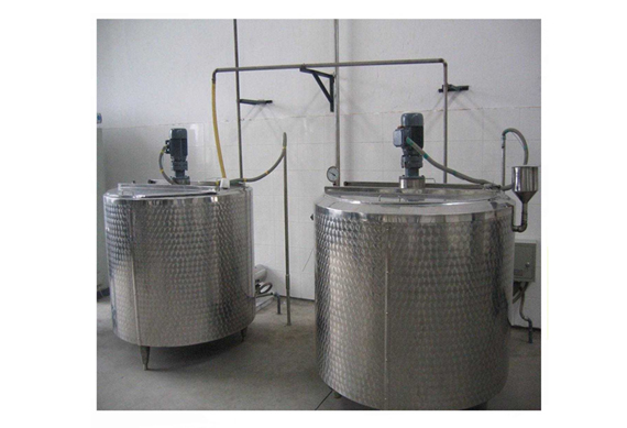 china 2000kg age tank for ice cream processing