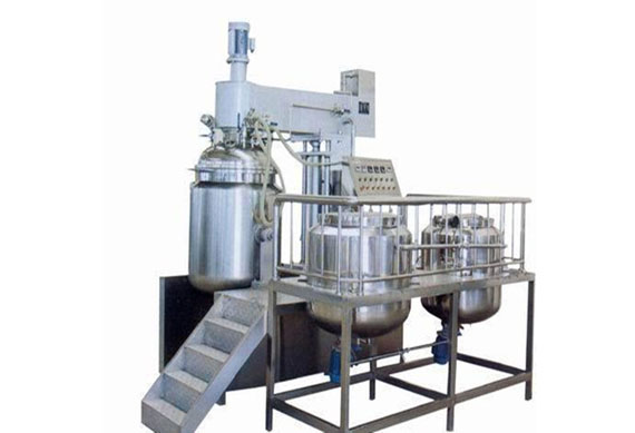 Vacuum shoe polish homo mixer / shoe cream high speed mixing machine