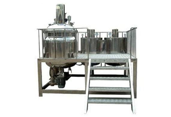 Vacuum shoe polish homo mixer / shoe cream high speed mixing machine