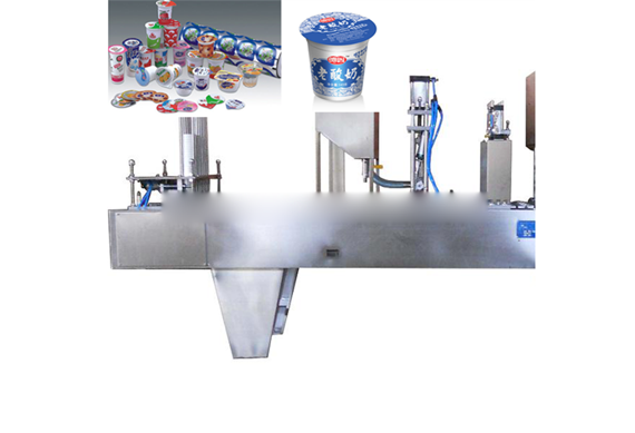 Automatic Yogurt Cup Filling and Sealing Machine