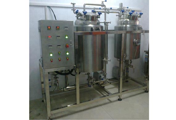 Batch type milk juice pasteurizer