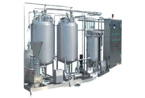 Leche condensada production line / evaporate milk processing machine