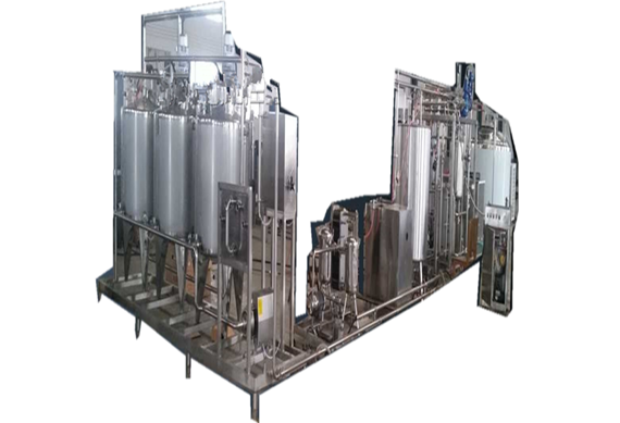 Leche condensada production line / evaporate milk processing machine