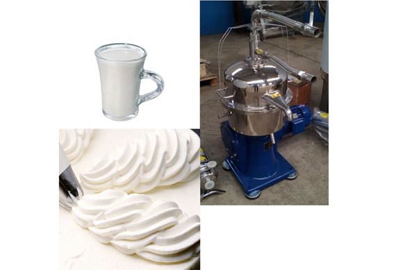 Stainless Steel Dairt Milk Cream Butter Whey Separator Machine