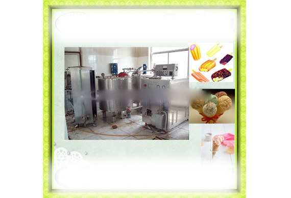 Complete Ice Cream processing machine