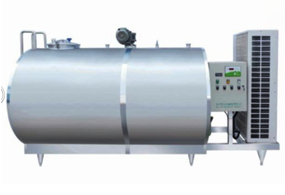 stainless steel fresh cow milk cooling tank cooling machine plant