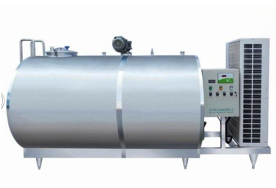 stainless steel fresh cow milk cooling tank cooling machine plant