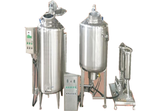 complete almond juice beverage production line / almond milk making machine