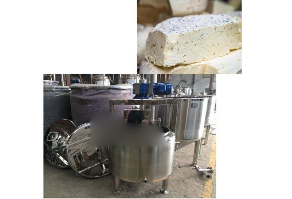 small cheese vat for making cheese