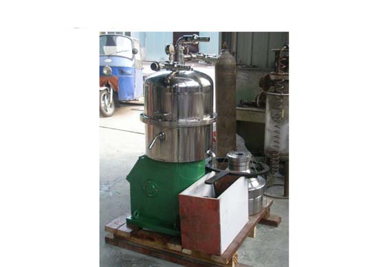 Disc stack centrifuge separator