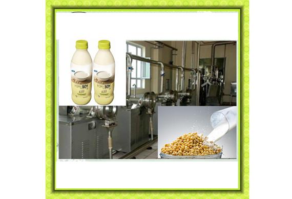 Automatic stainless steel soymilk processing line/production plant