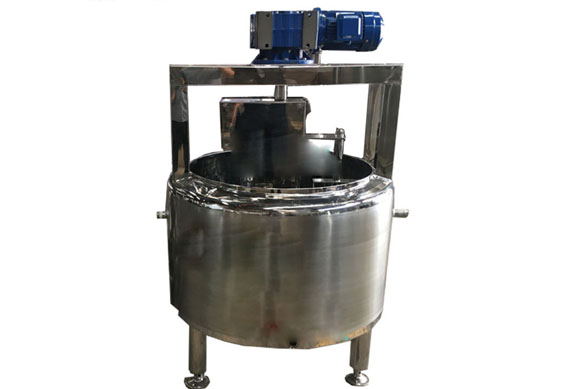 Stainless steel cheese making vat