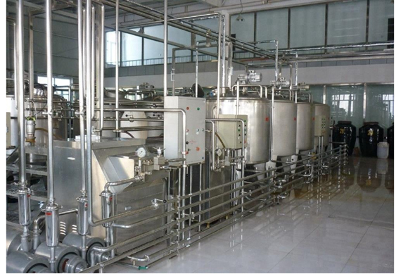 Industrial soya bean milk processing line / soy milk making machine