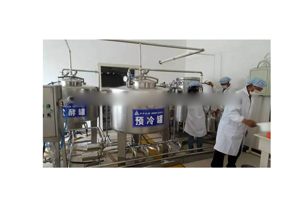 Complete automatic yoghurt production line