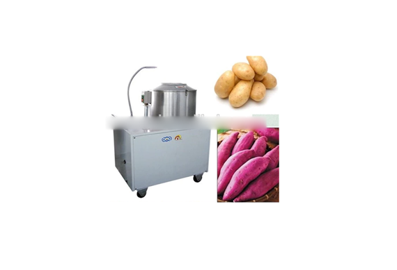 High performance Ginger washing peeling machine Potatoo Brush washing and peeling machine Ginger peeler Potato peeling machine